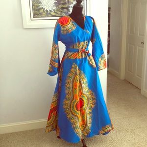 African Wrap Dress